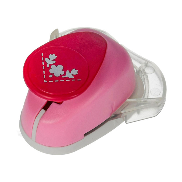 Дырокол угловой "Цветы". Арт 1792030                 