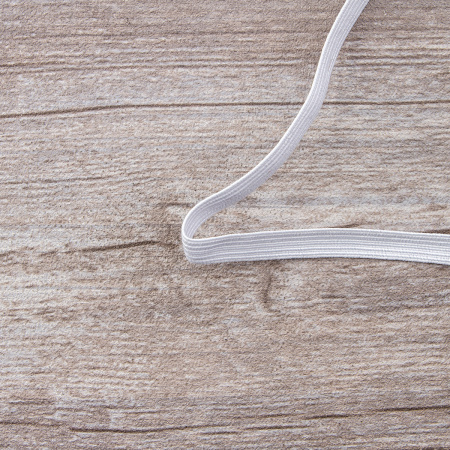 Резинка продежка, Safisa, 8 мм, цвет 02, белый. Арт 4700-8мм-02