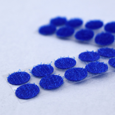 Лента контактная мини клеевая. Арт 28840/син.