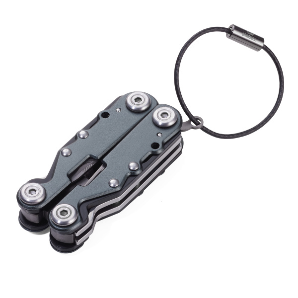 Брелок TROIKA "Мини-инструмент с 10 функциями". Арт TOL42/GY