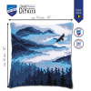 Набор для вышивания подушки "Пейзаж в синих тонах". Арт PN-0201595