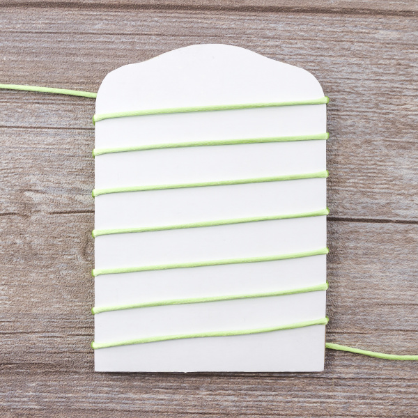 Шнур атласный SAFISA 2 мм, 25 м, цвет 73, желто-зеленый. Арт 462-73                  