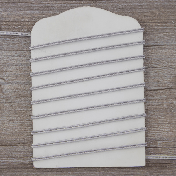 Шнур-сутаж PEGA, жемчужно-серый, 3 мм. Арт 841113909A1001          