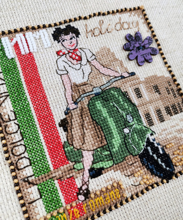 Набор для вышивания  "Римские каникулы". Арт 13.003.29