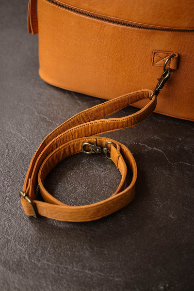 Плечевой ремень "Shoulder strap" Whisky. Арт QB-4487/Whisky