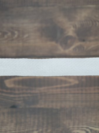 Тесьма киперная SAFISA, 20 мм, 25 м, цвет 02, белый. Арт 0270-20мм-02