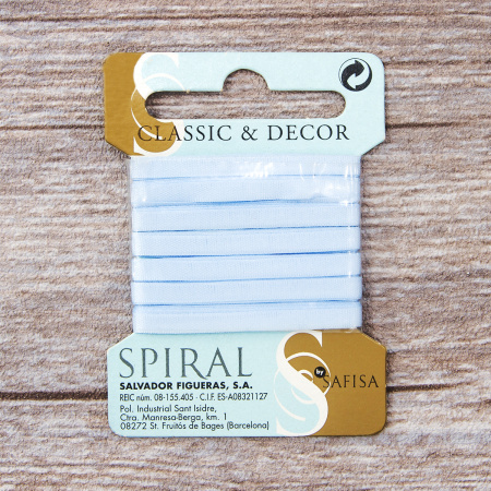 Лента для вышивания SAFISA на блистере, 4 мм, 5 м, цвет 04, светло-голубой. Арт P111-4мм-04             