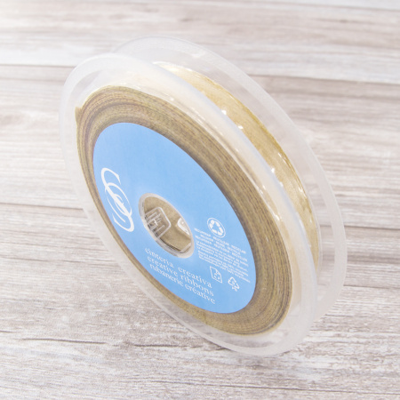 Тесьма киперная SAFISA, 15 мм, 25 м, цвет 54, горчичный. Арт 30270-15мм-54