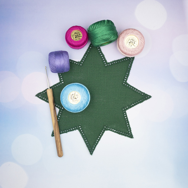 Форма для обвязывания крючком "Звезда маленькая". Арт 7018/647                