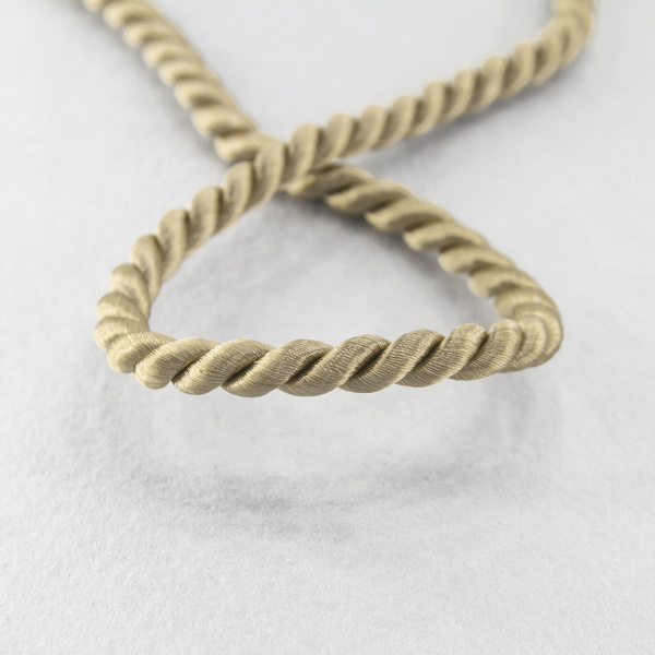 Шнур витой PEGA, бежевый, 5 мм. Арт 845214450A1903      