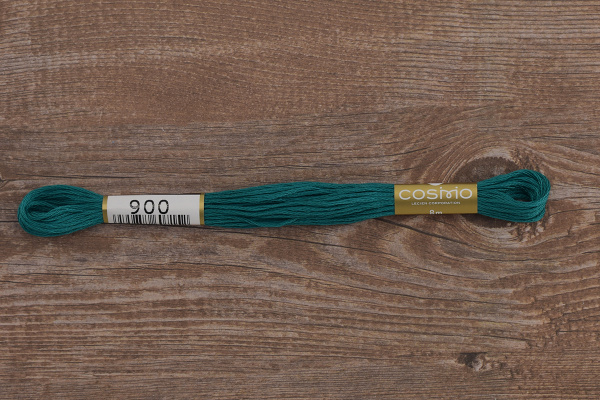 Мулине COSMO однотонный цвет  900       . Арт 25-6/900       