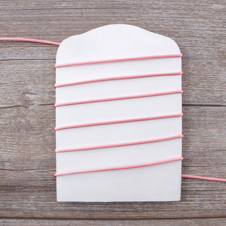 Шнур атласный SAFISA 2 мм, 25 м, цвет 06, розово-персиковый. Арт 462-06                  