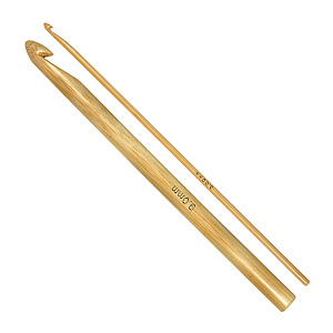 Крючок, вязальный, бамбук, addiNature BAMBOO №4, 15 см
