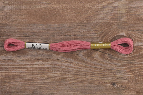 Мулине COSMO однотонный цвет  813       . Арт 25-6/813       