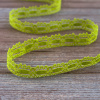 Мерсеризованное хлопковое кружево, 15 мм, цвет лайма. Арт 1798/21                 