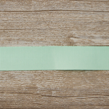 Лента репсовая SAFISA, 25 мм, 25 м, цвет 53 ментоловый. Арт 350-25мм-53