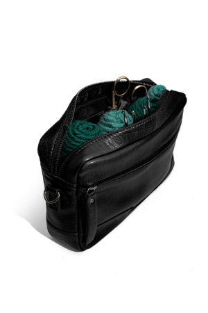 Проектная сумка через плечо "Sandnext" Black. Арт QB-4737/Black