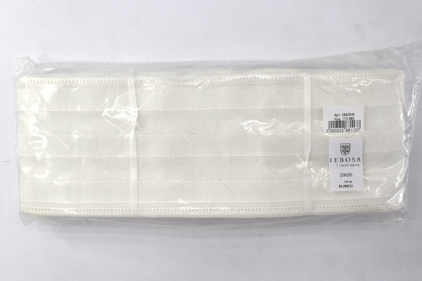 Шитье-вышивка на батисте, прошва, 100 мм, цвет белый. Арт 29926/B