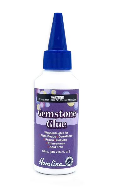 Клей текстильный для пластиковых и стеклянных бусин и страз, 60 мл, 12 шт., в прикассовом стенде. Арт +806.60.DB