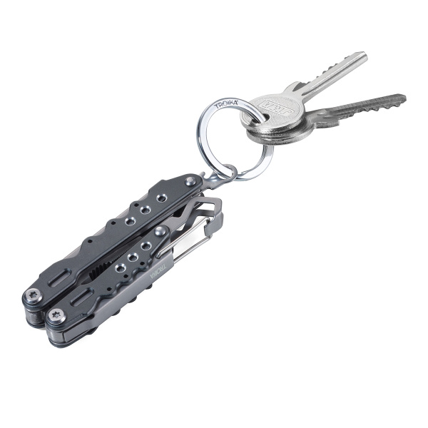 Брелок TROIKA "Мини-инструмент с 7 функциями". Арт KTL08/GY