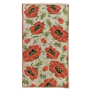 Набор для вышивания футляра для очков "Étui À Lunettes Coquelicots" (Маки), 9 х 16,5 см