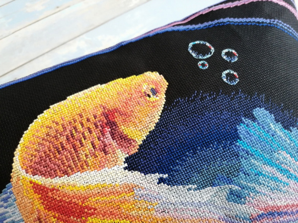 Набор для изготовления наволочки "Бетта рыбы". Арт 14.001.32