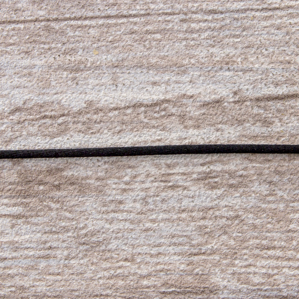 Шнур атласный мини-рулон, 2 мм, 4,5 м, цвет 01, черный. Арт P00462-2мм-01           