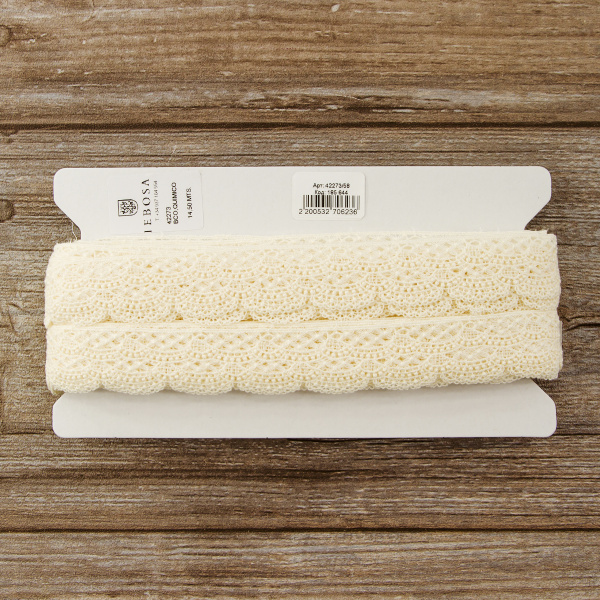 Кружево-вышивка на тюле, 20 мм. Арт 42273/58