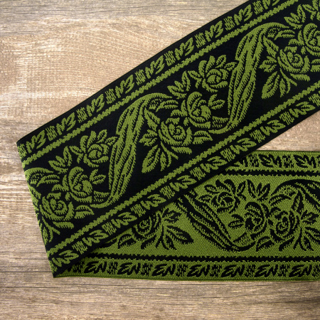 Лента жаккард SAFISA, 100 мм, 15 м, цвет 03. Арт 9090-100мм-03        