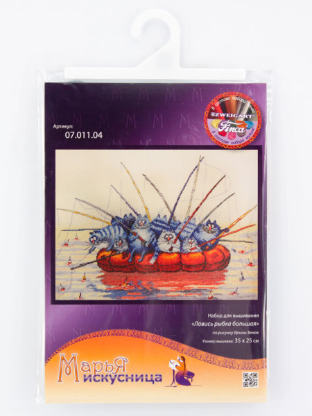 Набор для вышивания "Ловись рыбка большая" по рисунку И. Зенюк. Арт 07.011.04