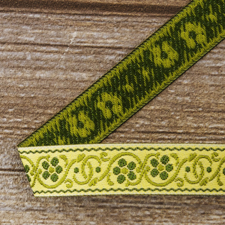 Лента жаккард SAFISA, 15 мм, 15 м, цвет 04. Арт 9208-15мм-04