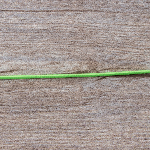 Резинка шляпная SAFISA, 1,5 мм, 25 м, цвет 203 неоновый салатовый. Арт 4730-1,5мм-203