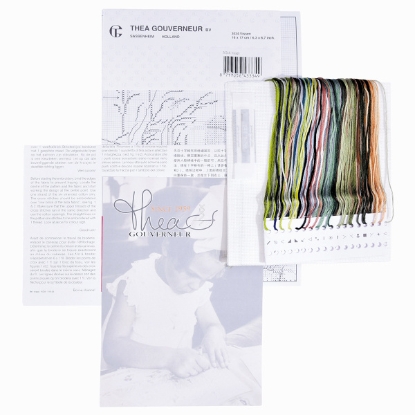 Набор для вышивания "Лов рыбы", канва лён 36 ct. Арт 3034                    