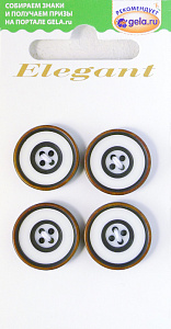Пуговицы ELEGANT. Арт 14985-18-00008/4