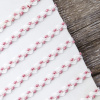 Тесьма PEGA тип вьюнчик, белый с розовым, 7 мм. Арт 841512221DA006