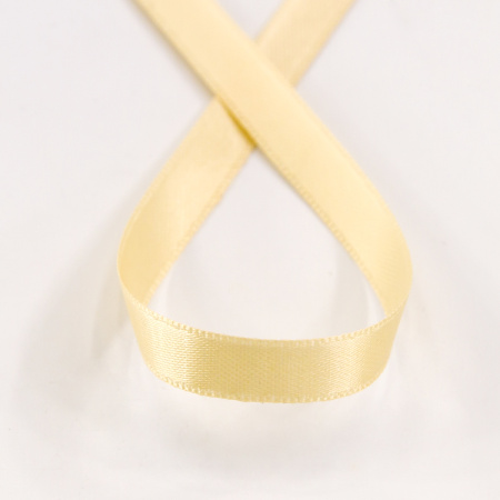 Лента атласная двусторонняя SAFISA, 8 мм, 25 м, цвет 21, персиковый айвори. Арт 110-8мм-21