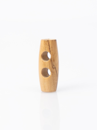 Пуговица-клевант (бочонок) CONCEPT Button of Olive Wood, размер 40, дерево, цвет натуральный. Арт 1310X-040-COL.NAT