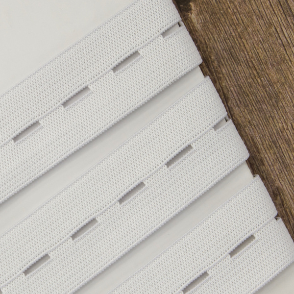 Резинка перфорированная, 25 мм, цвет белый. Арт 854131116P1101          