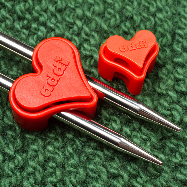 Наконечники addiToGo, для спиц, стопперы, диаметр 25 мм, для размеров спиц 1,5-5, 10 шт. Арт 433-7/000