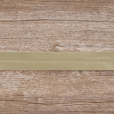 Косая бейка атласная 20 мм, 25 м, цвет 67, серо-зеленый темный. Арт 6260-20мм-67            