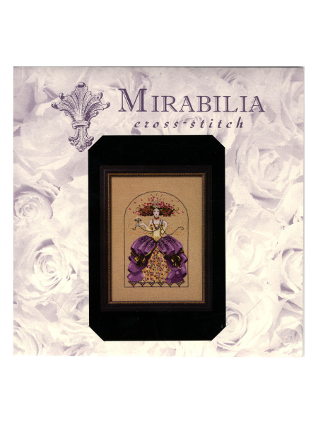 Схема для вышивания MIRABILIA "Мечтательница". Арт MD198