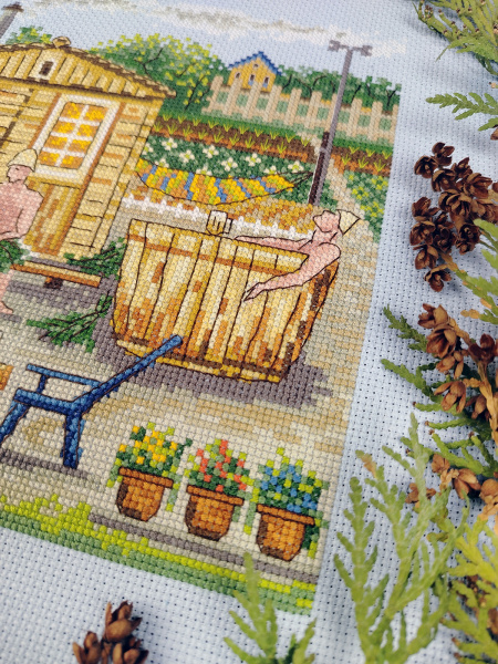 Набор для вышивания "Дача. Баня" . Арт 11.005.08