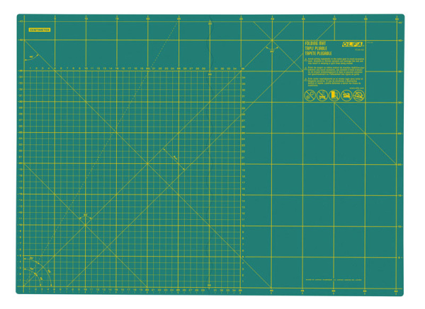 Мат раскройный складной односторонний, 60 х 43 см. Арт FCM-A2                   