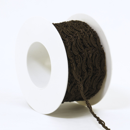 Тесьма PEGA тип интерьерная, цвет коричневый, 11 мм. Арт 844174511A7904          