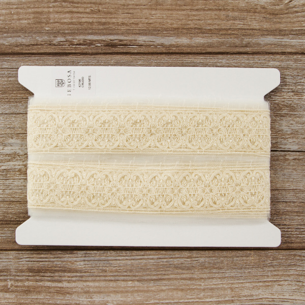 Кружево-вышивка на тюле, 20 мм. Арт 42196/58