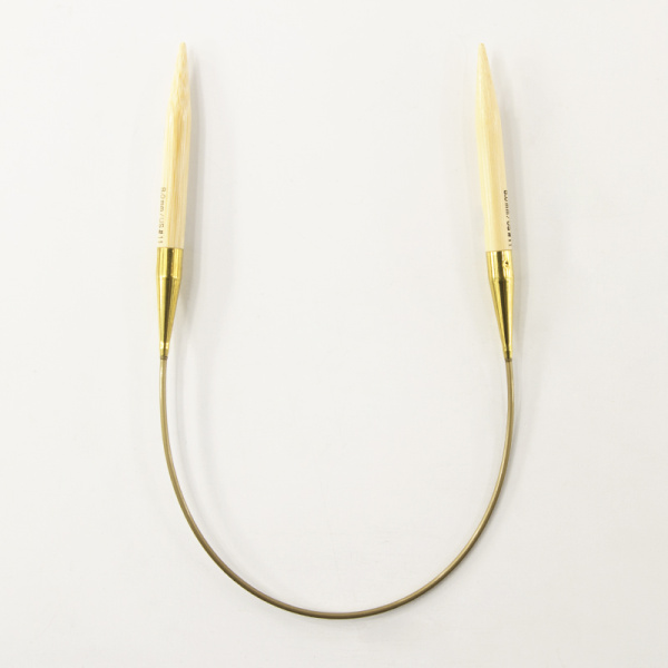 Спицы, круговые, бамбук addiNature BAMBOO №8, 40 см. Арт 555-7/8-40