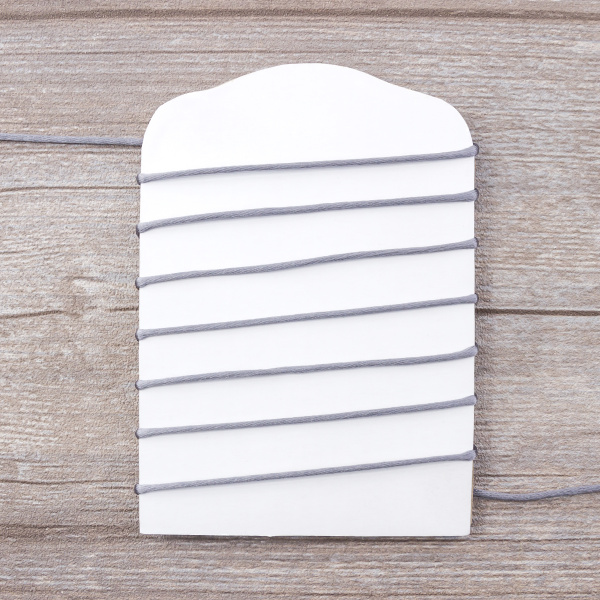 Шнур атласный SAFISA 2 мм, 25 м, цвет 68, темно-серый. Арт 462-68                  