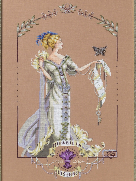 Схема для вышивания MIRABILIA "Леди Мирабалия". Арт MD158