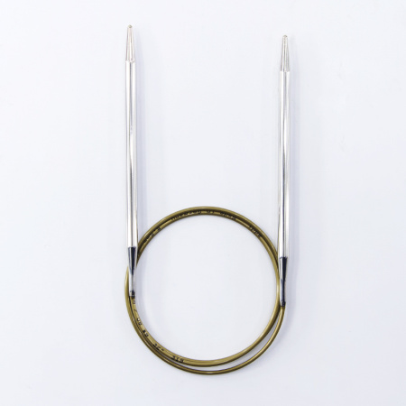 Спицы, круговые, супергладкие, addiClassic №5.5, 80 см. Арт 105-7/5.5-80