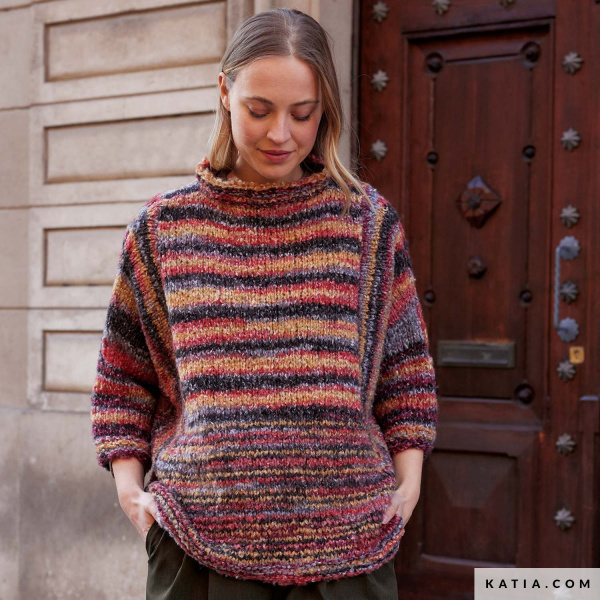 Журнал с моделями по пряже Katia  Woman-Man Multicolor 2. Арт 7923